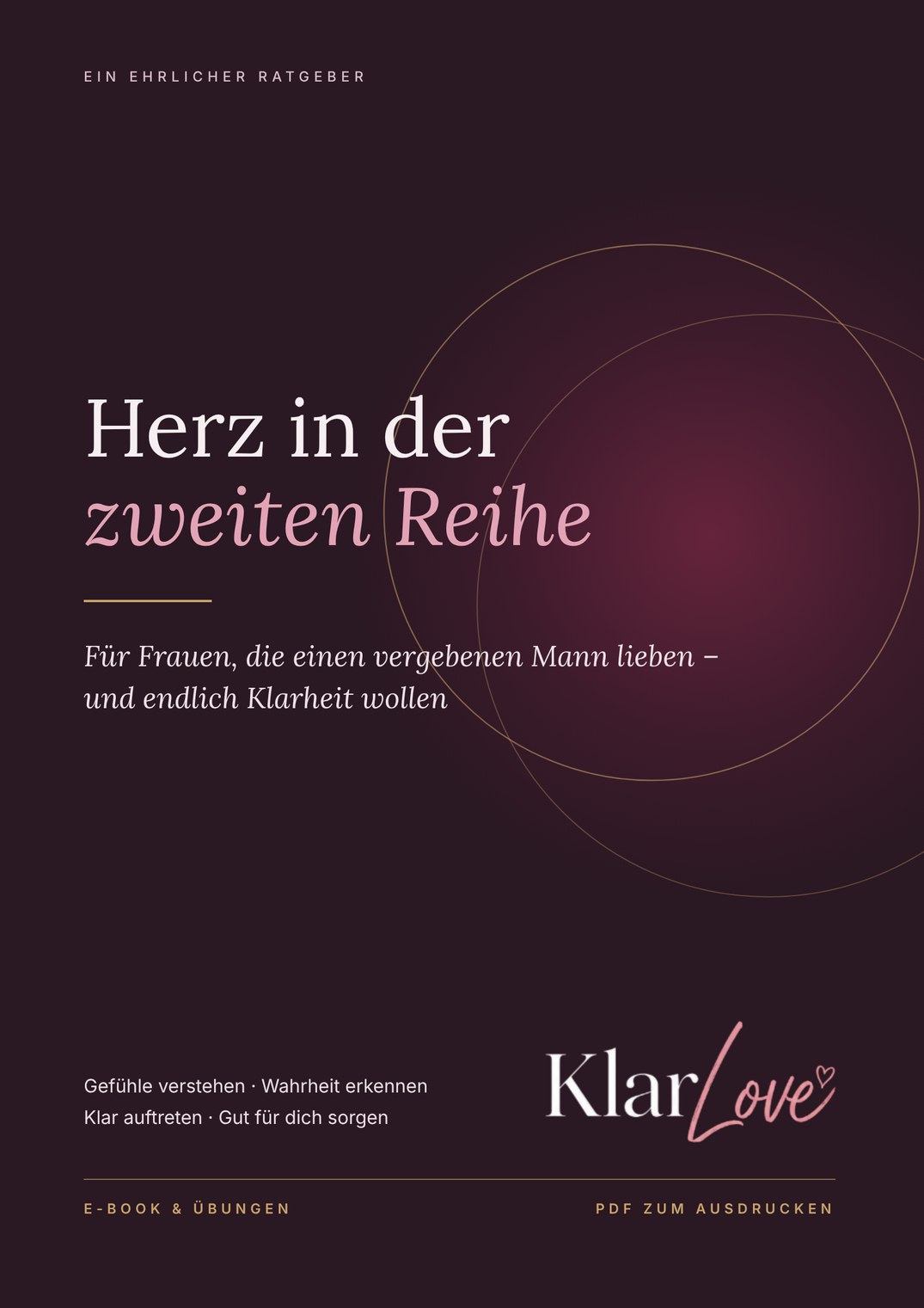 Cover des Ratgebers Herz in der zweiten Reihe von KlarLove